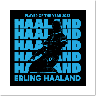 Player of The Year 2023, Erling Haaland Posters and Art